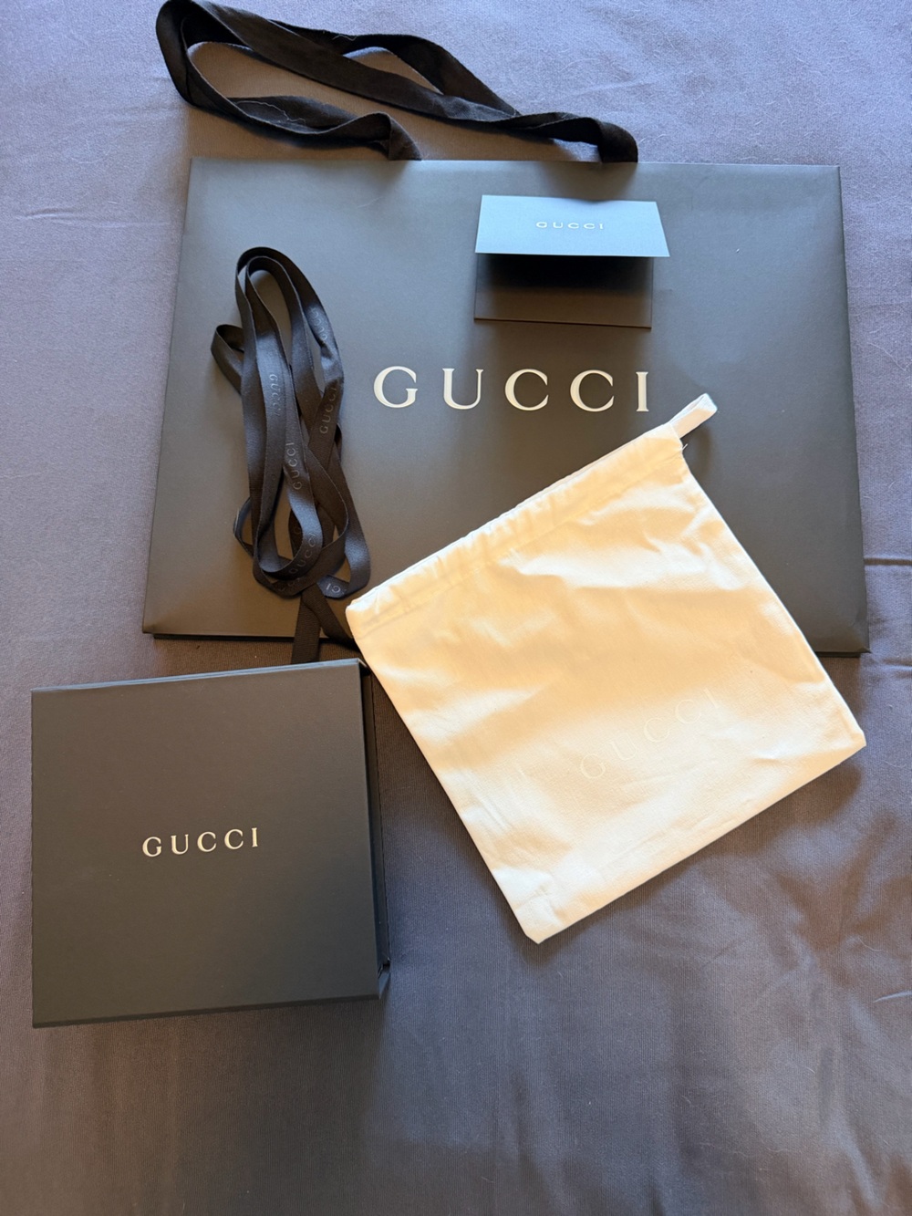 Gucci Black Presentation Box with White Logo
